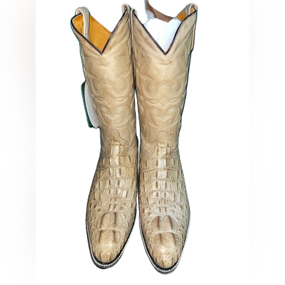 CUATRALBA Men's cowboy boot crocodile